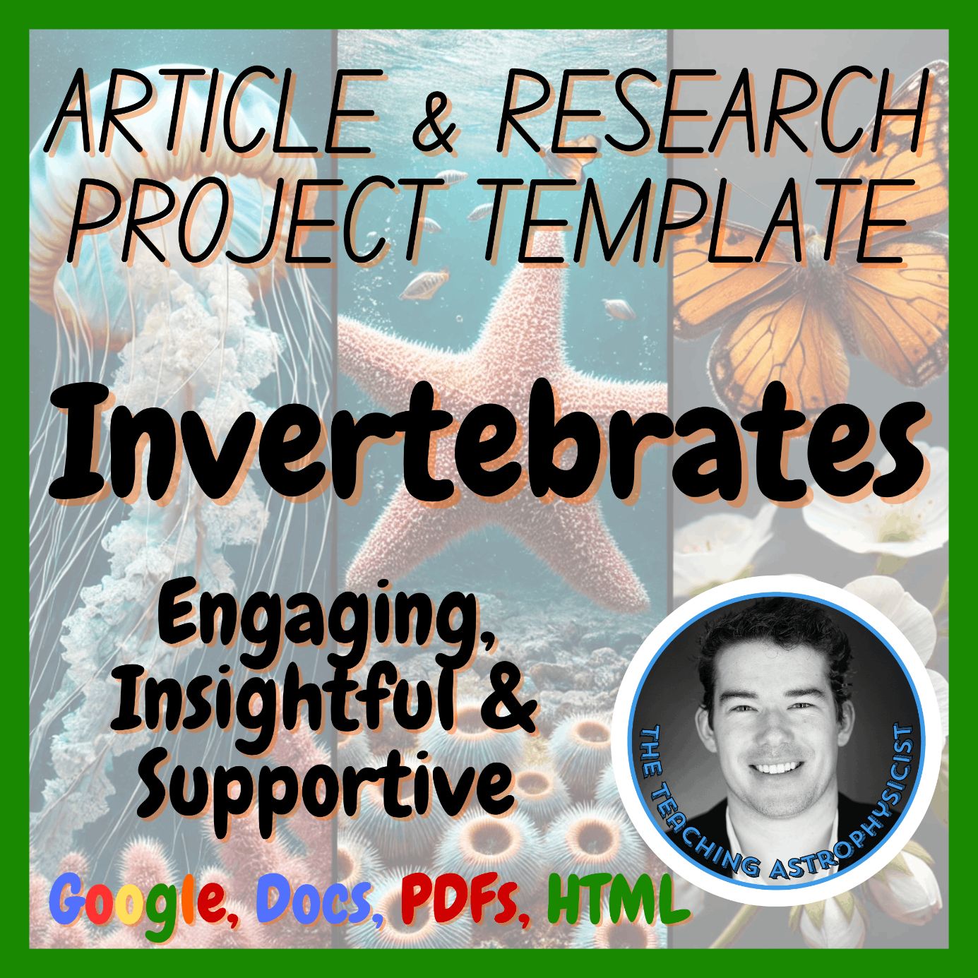 Invertebrates | Science Research Project + Article #85 | Biology | Life Science