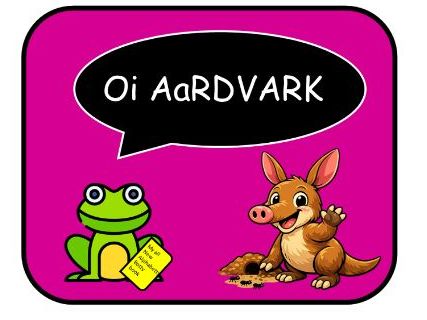 Rhyming Book “Oi Aardvark” Inspired Printable Pack – 50 Pages of Early Years Fun!