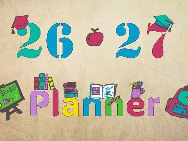 Academic Planner 2627