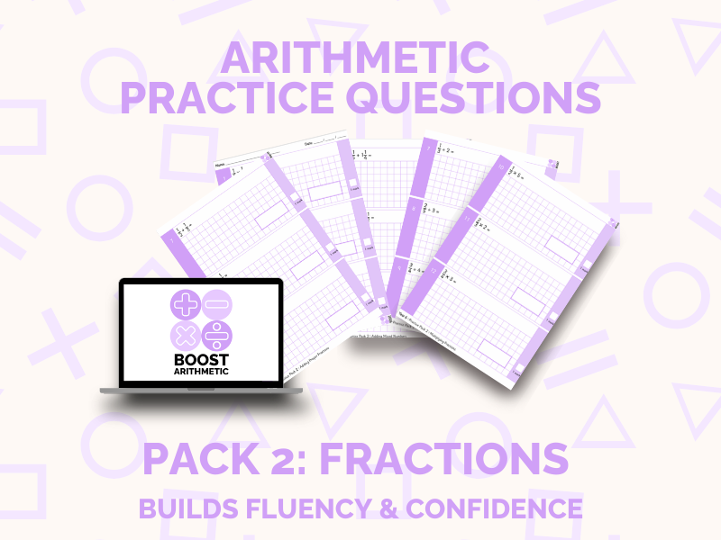 Year 6 SATs Fractions Arithmetic Practice Questions
