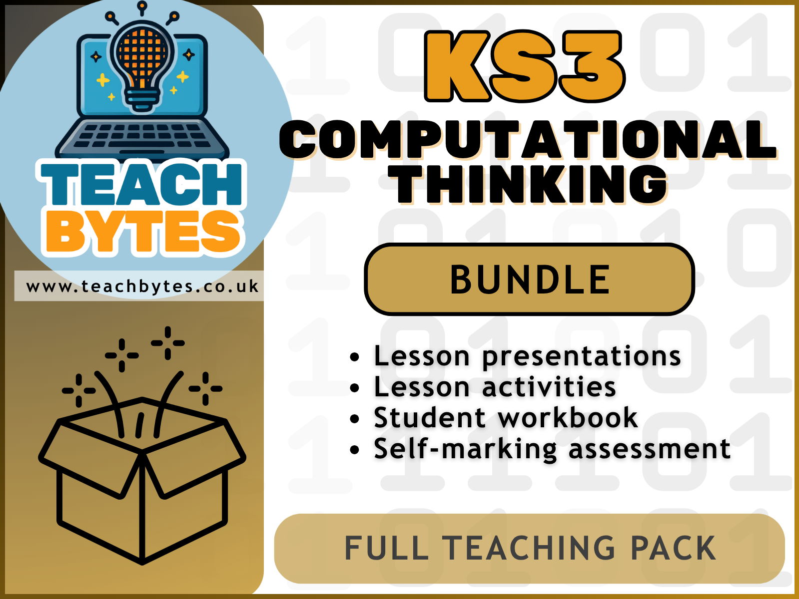 KS3 Computational Thinking - Full Teaching Pack BUNDLE