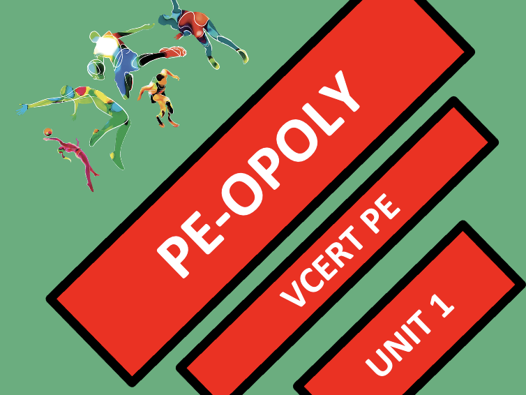 NCFE VCERT Health and Fitness (PE) Monopoly Revision Board Game with Exam Questions