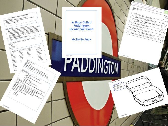 A Bear Called Paddington Activity Pack & Resources