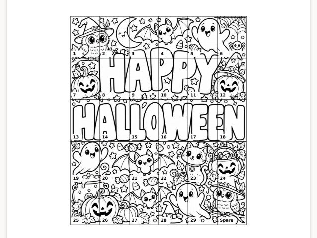 Happy Halloween Collaborative Art