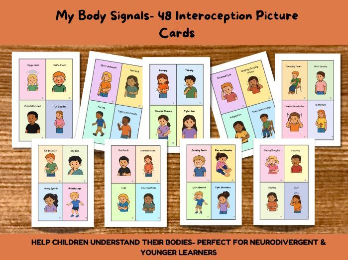 Body Signals Cards for Autism, ADHD & SPD | Interoception Activities