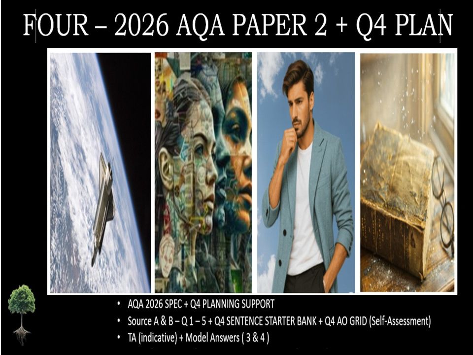 FOUR - AQA PAPER 2 | 2026 FULL MOCKS | Q4 PLAN