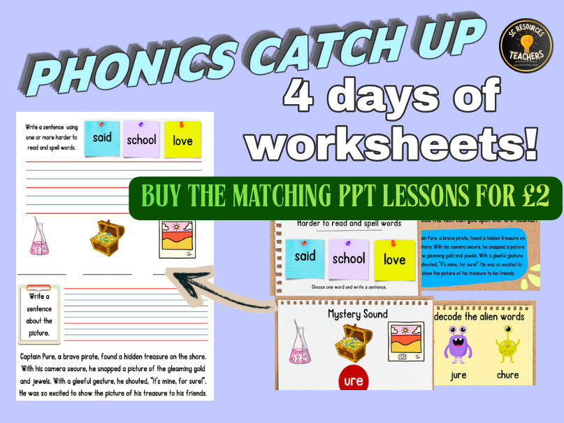FREE Phonics Worksheets!