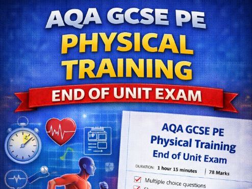 AQA GCSE PE Physical Training End of Unit Exam