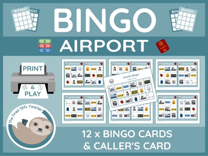 ESL Airport Bingo