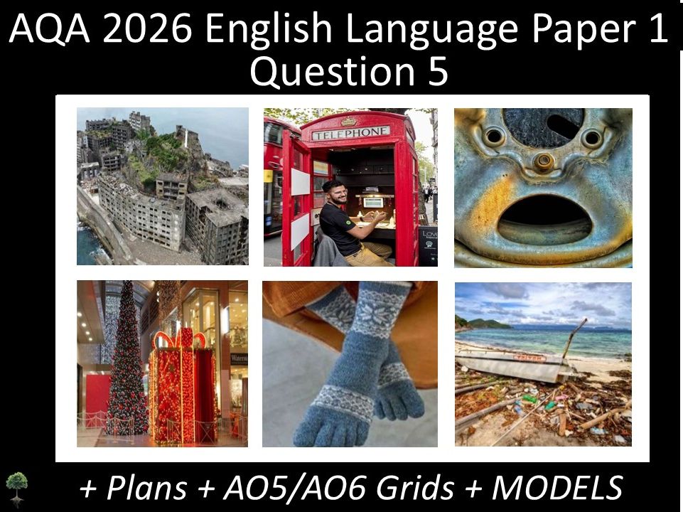 Six Question 5 - AQA 2026 GCSE English Language Paper 1 | Plans, AO Grids, Models