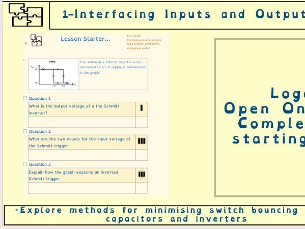 GCSE Electronics – L2 Debouncing Switches & Sensors | Lesson Resource