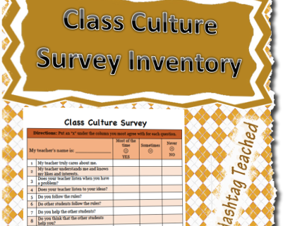 Class & Student Culture Survey Inventory