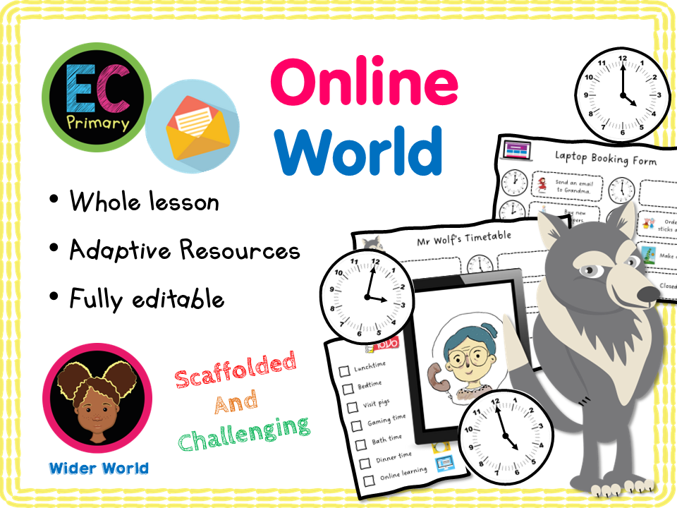 Screen time online safety - KS1