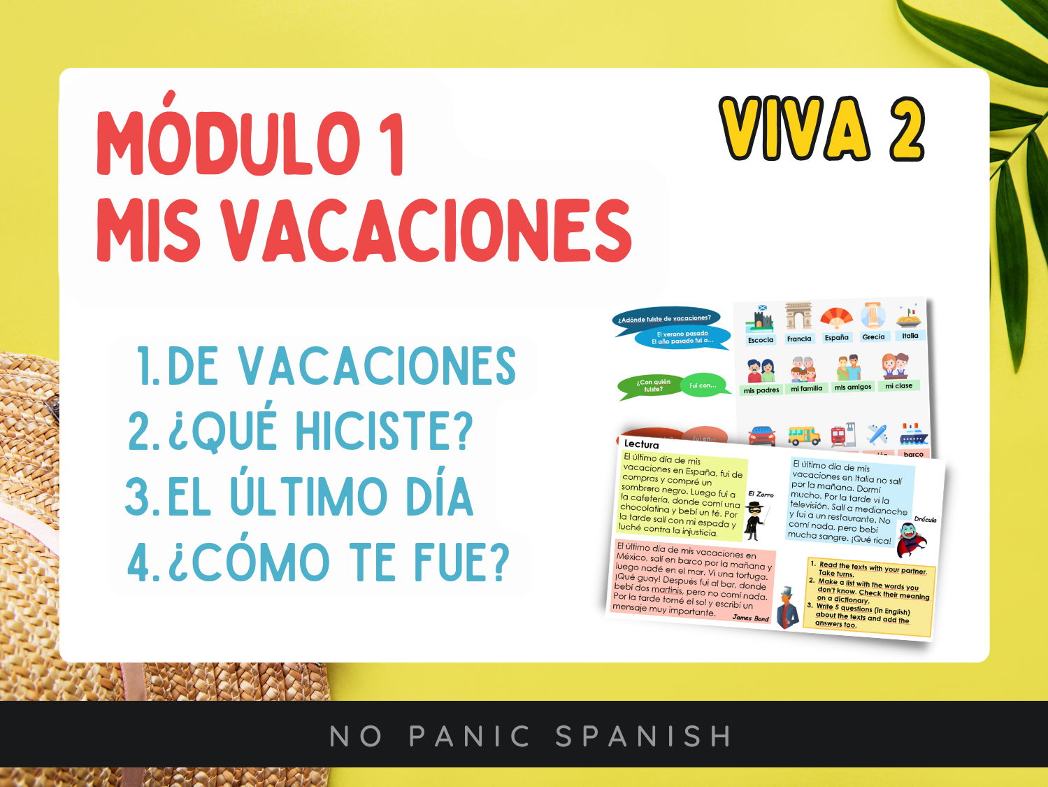 Mis vacaciones | Módulo 1 Viva 2