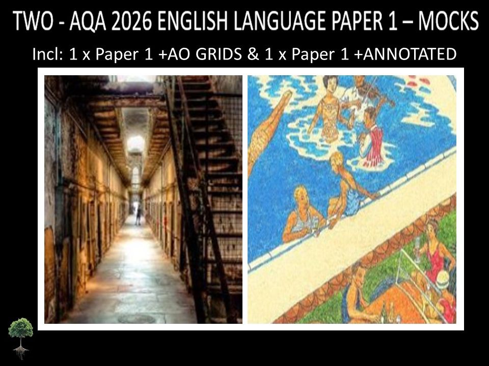 TWO - AQA PAPER 1 | 2026 FULL MOCKS | + ANNOTATED + AO GRIDS