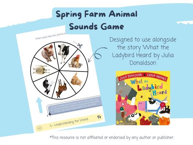 Spring Farm Animal Sounds Game