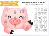 Three Little Pig Number I Spy