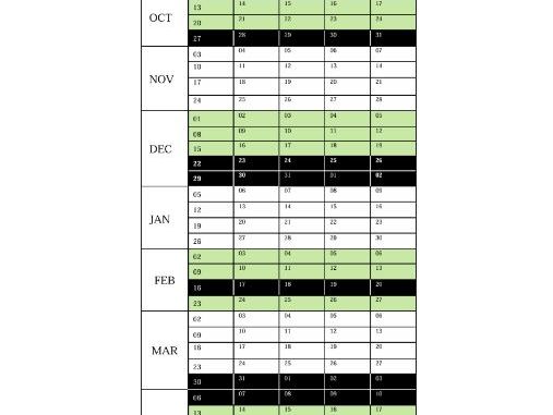 Calendar 2025-2026