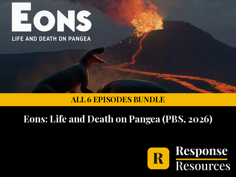 Eons Life and Death on Pangea All 6 Episodes Bundle Worksheets + Google Forms