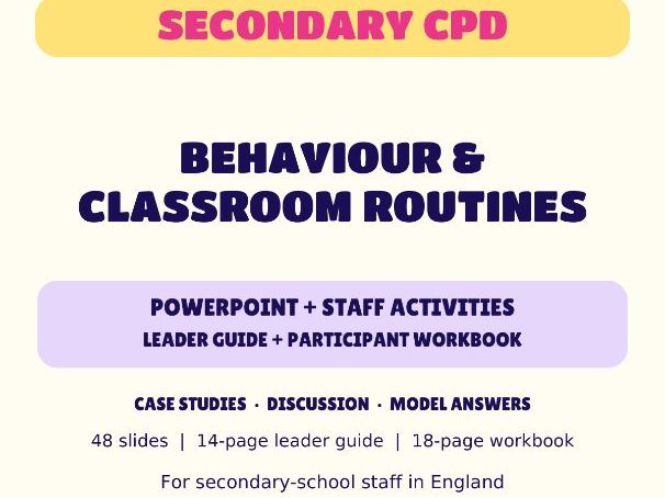 Behaviour & Classroom Routines | Secondary CPD