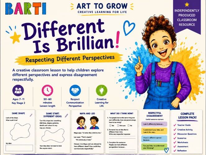 Different Is Brilliant! KS2 PSHE Lesson