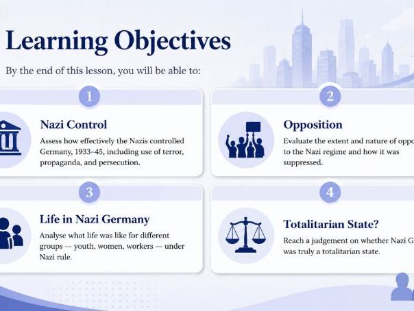 iGCSE History Depth Study B Germany - 3  The Nazi regime