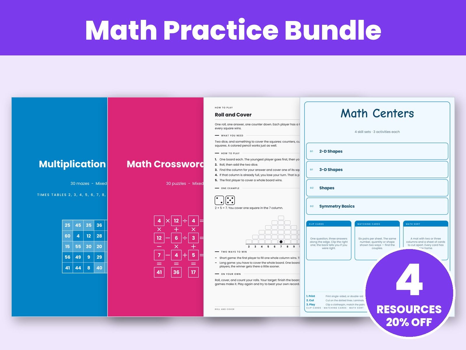Math Practice Bundle