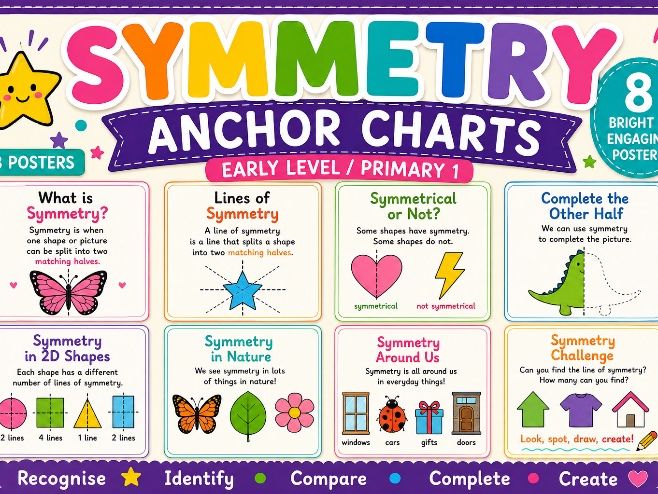 Symmetry Early Level Anchor Charts