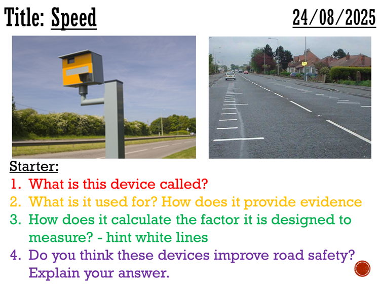Speed - complete lesson (KS3)