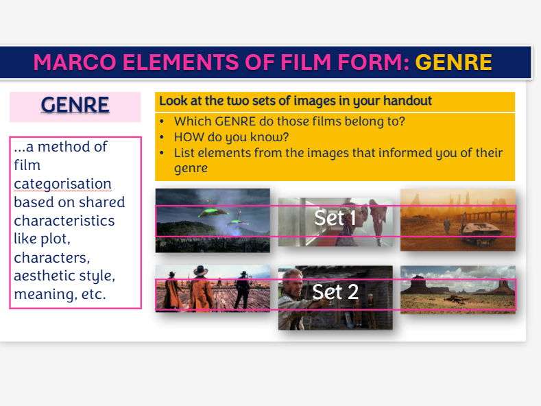 AL FILM - INTRODUCTION TO GENRE