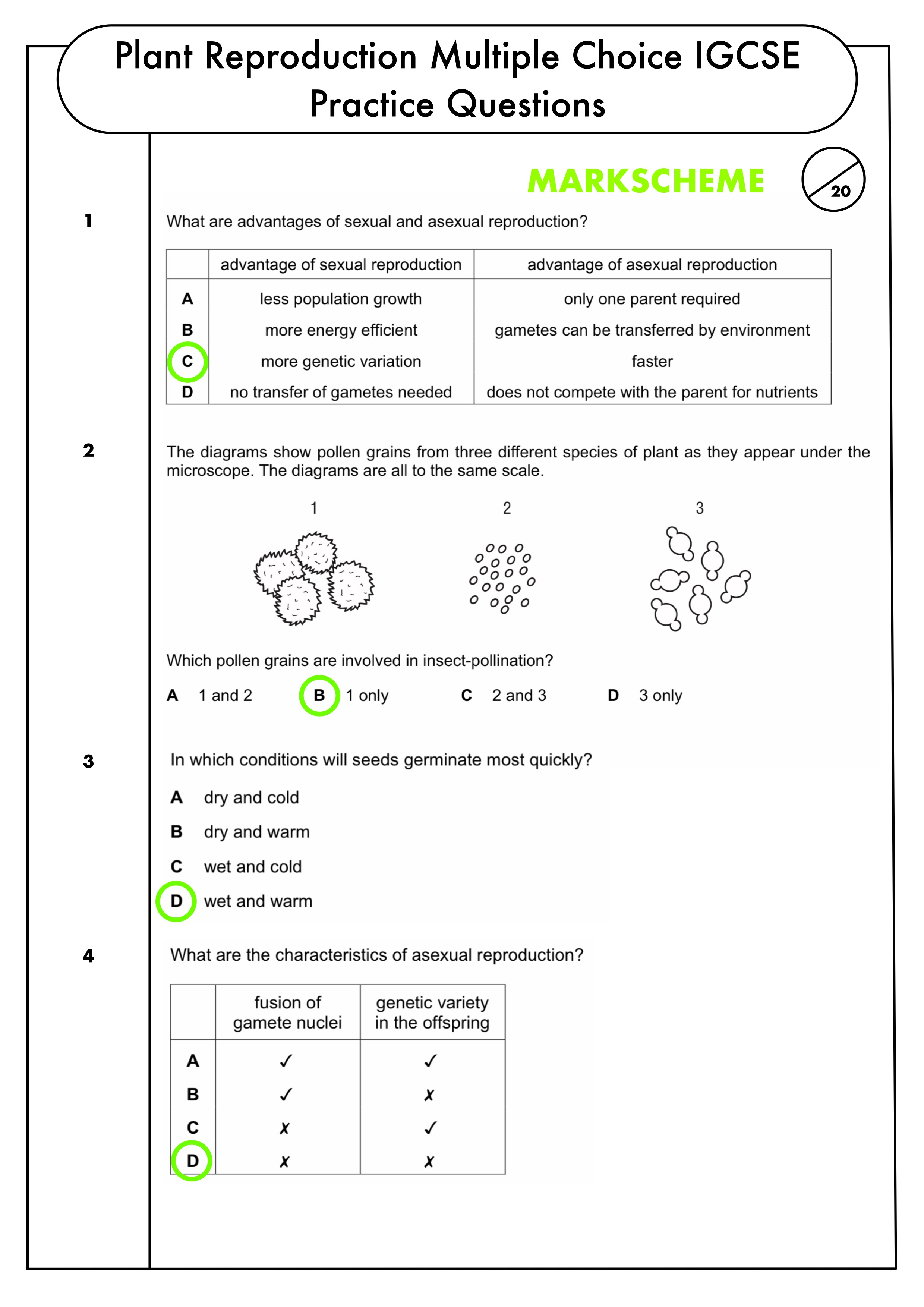 Biology Grade 11 Questions And Answers