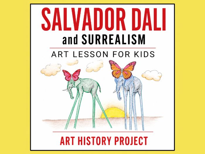 Salvador Dalí Art Lesson for Kids - Surrealism, Art History & Dreamscape Project