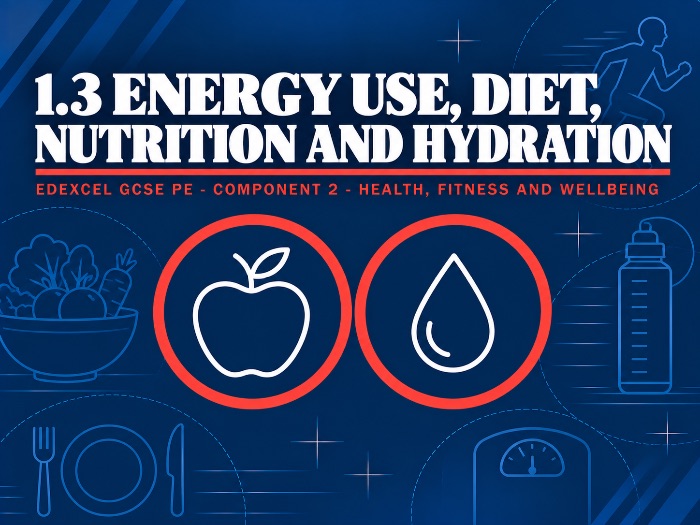 Edexcel GCSE PE C2-1.3 Energy Use, Diet, Nutrition and Hydration Lesson