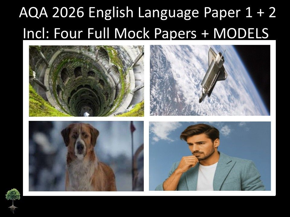 Four AQA 2026 English Language Paper 1 + 2 Full Mocks | MODELS