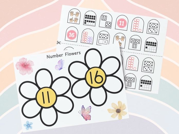 Growing - Cut & Match Petals 11-20