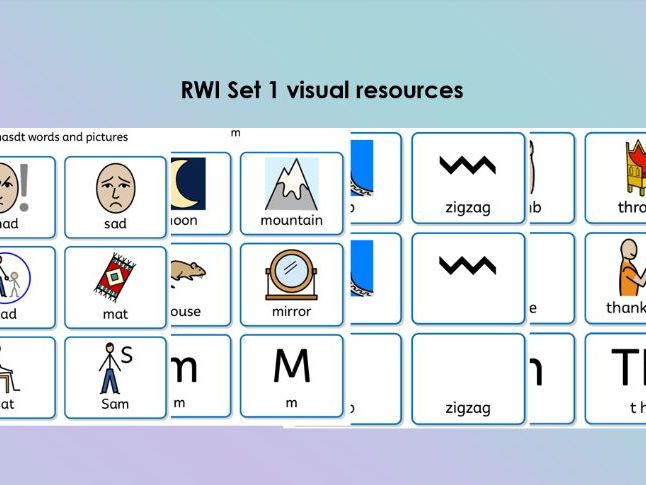 Phonics Visual Supports | RWI Set 1
