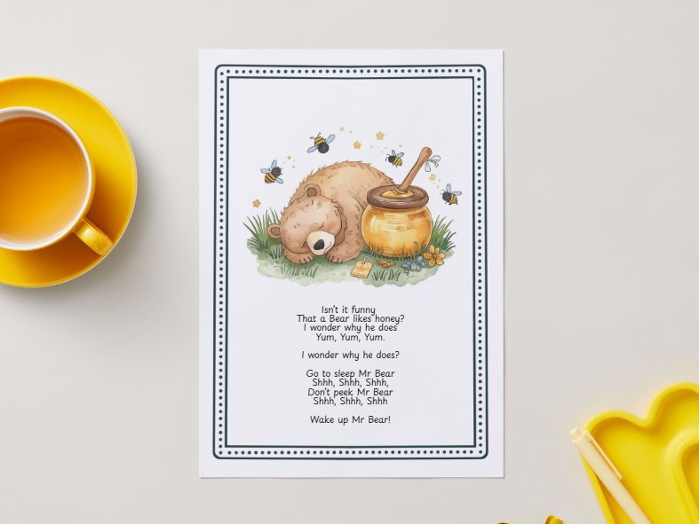 Bear circle time - Listening game - Phase 1 phonics