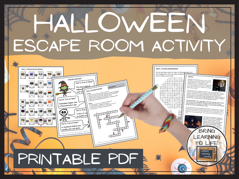 Halloween Escape Room Activity