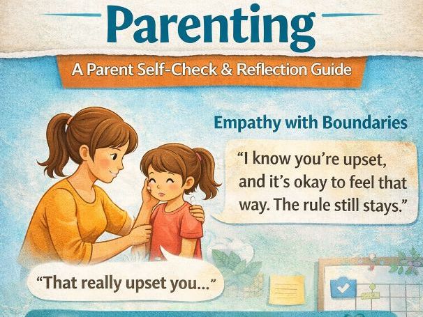 Demonstrating Empathy in Everyday Parenting – A Parent Self-Check & Reflection