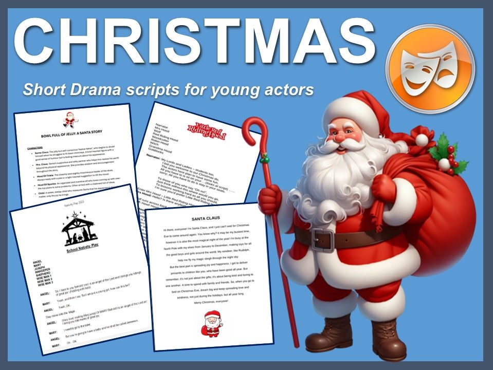 Christmas short Drama scripts for young actors