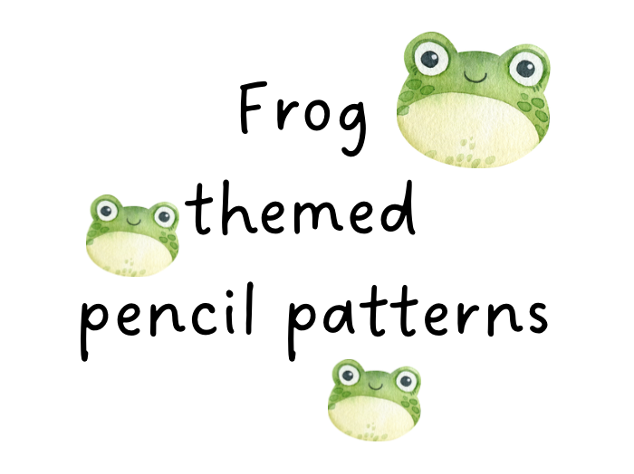 Frog Pencil Pattern
