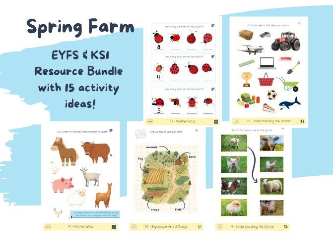 EYFS Spring Farm Continuous Provision Activities