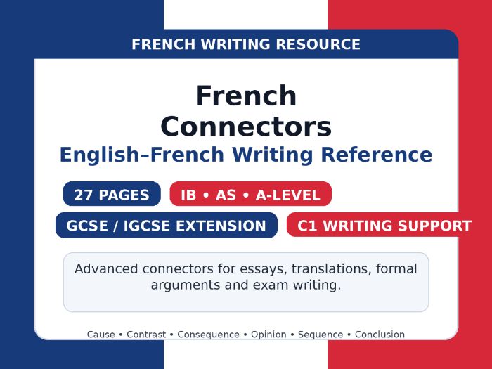 ADVANCED FRENCH CONNECTORS