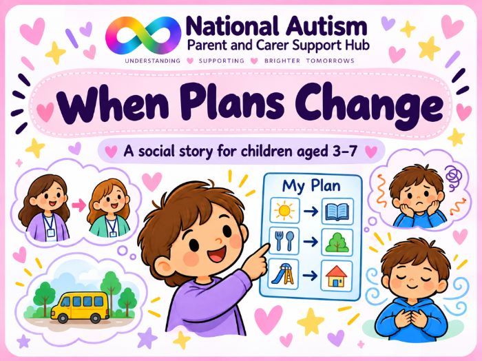 When Plans Change: ASD Social Story