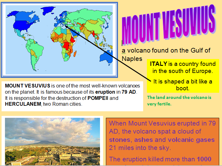 Primary natural hazards teaching resources: Volcanoes  TES