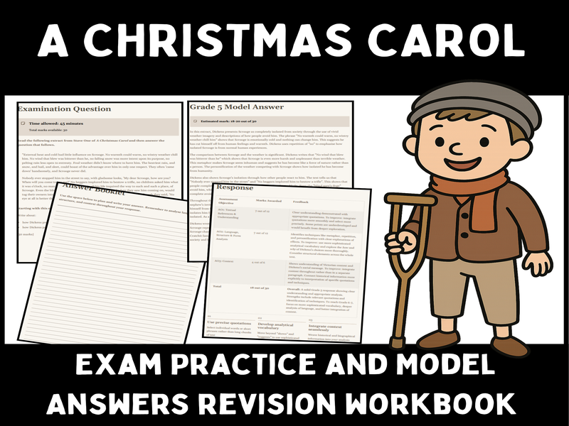 A Christmas Carol GCSE Exam Question on Isolation with Model Answers