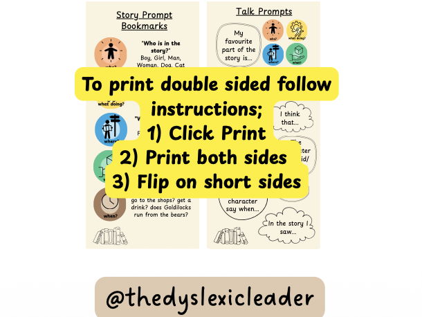 Bookmark for Home Reading