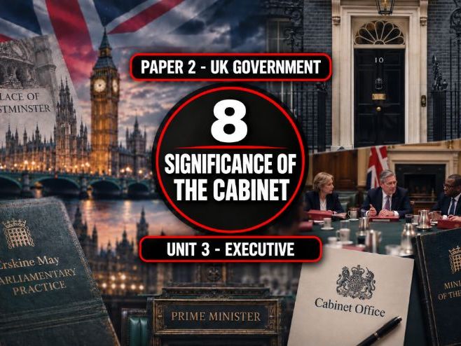 8 The UK Executive - Significance of the Cabinet