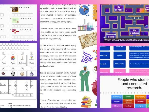 KS2 non-European Society - The Golden Age of Baghdad: The House of Wisdom Resources Pack