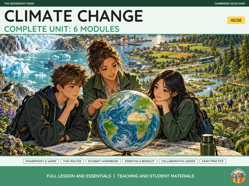 Climate Change Complete Unit: Evidence to Responses